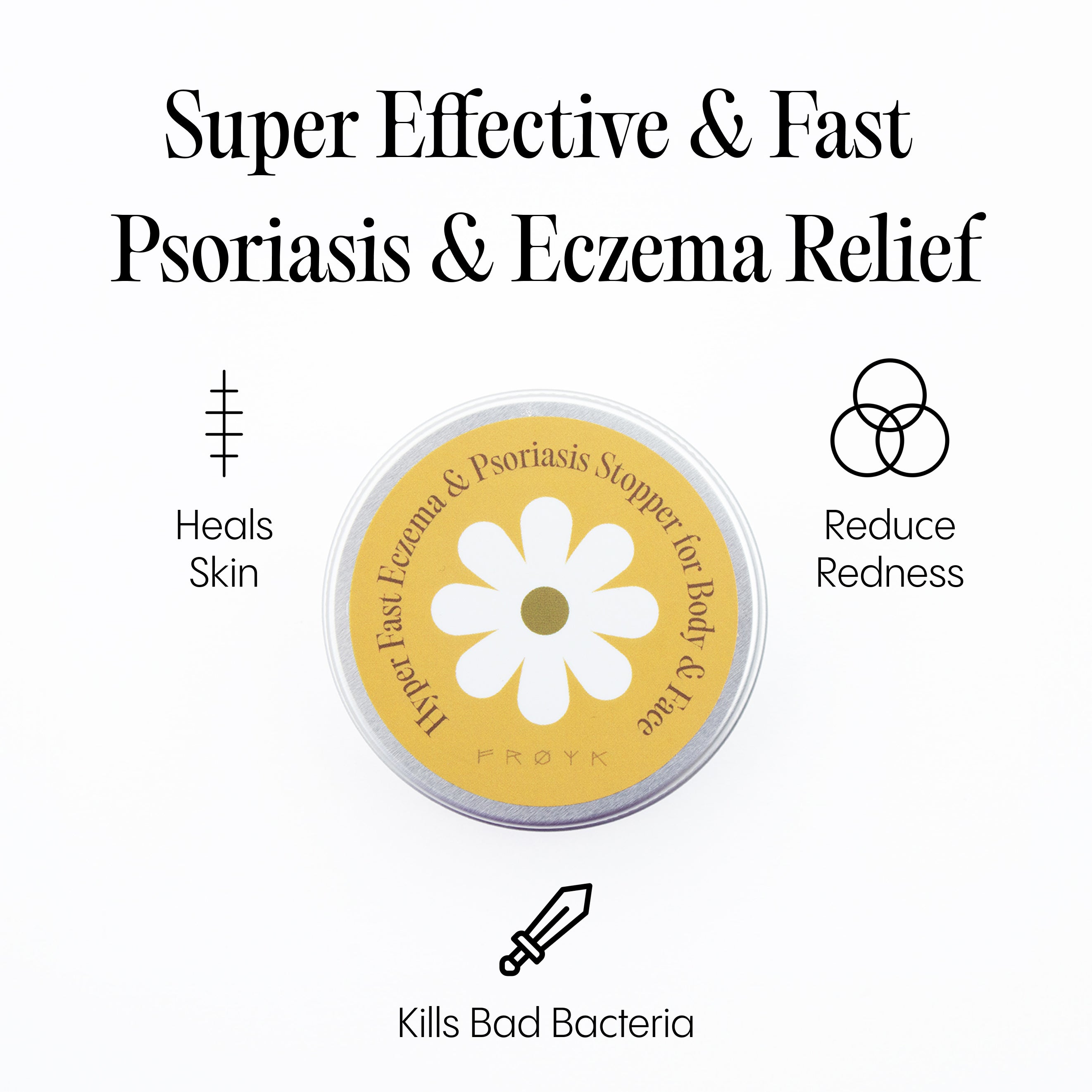 Hyper Fast Eczema & Psoriasis Stopper for Body & Face