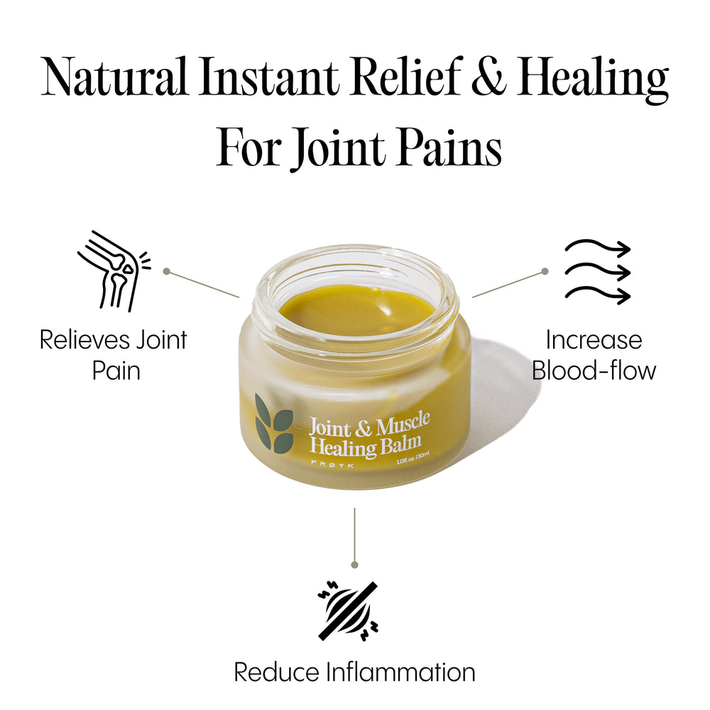 Frøya Organics Joint & Muscle Healing Balm clinical studies and scientifically backed results