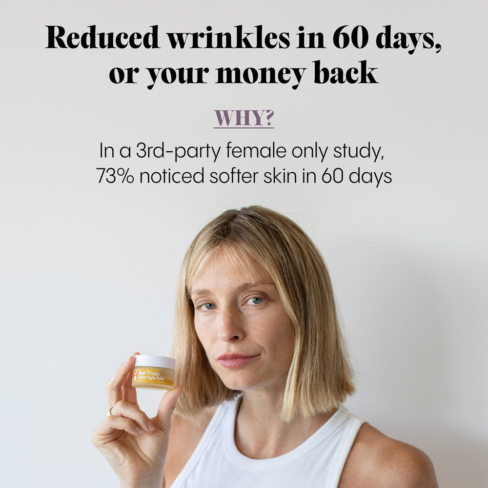 Frøya Organics Magic Wrinkle Eraser Night Balm clinical studies and scientifically backed results