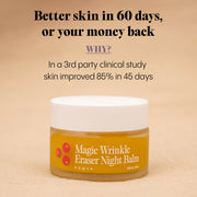 Customer testimonial and review of Frøya Organics Magic Wrinkle Eraser Night Balm