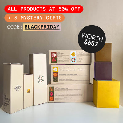 Mega Gift Bundle: All Products at 50% off+ 3 Gifts