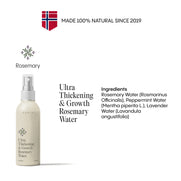 How to use Frøya Organics Ultra Thickening Rosemary Water application guide