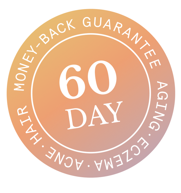 Better skin & hair in 60 days or money-back guarantee